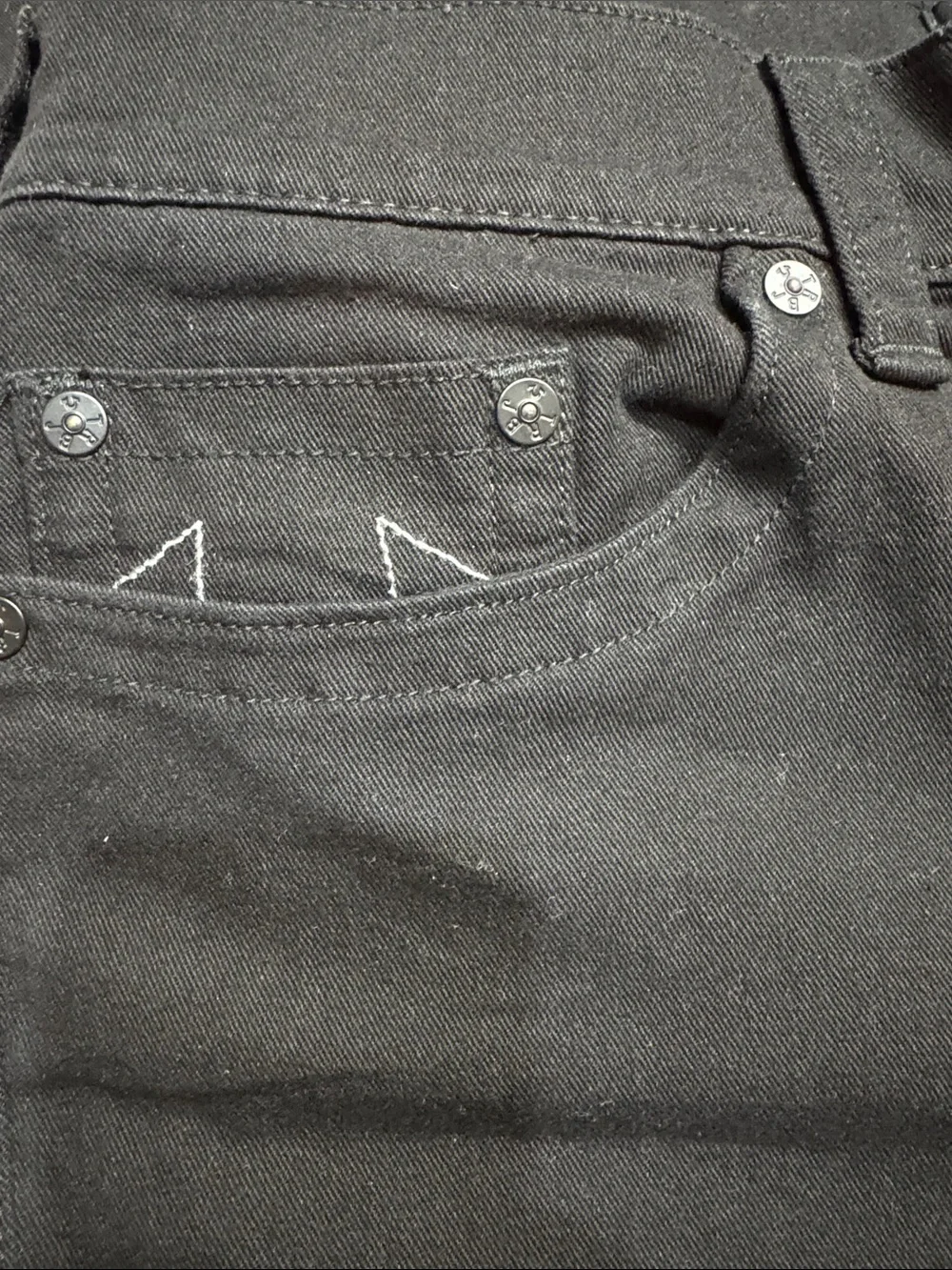True Religion Men’s Black Slim Straight Jeans